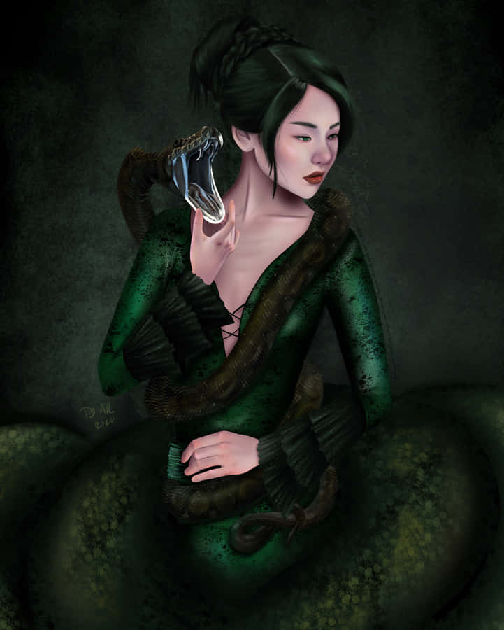 Nagini Human Form Artwork Wallpaper