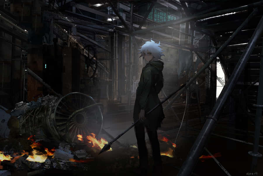 Nagito Komaeda Warehouse Danganronpa Pfp Wallpaper