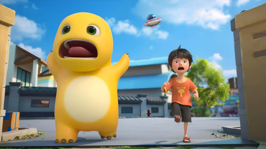 Nailoong And Friend Running Wallpaper