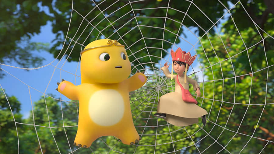 Nailoong And Spider Web Wallpaper