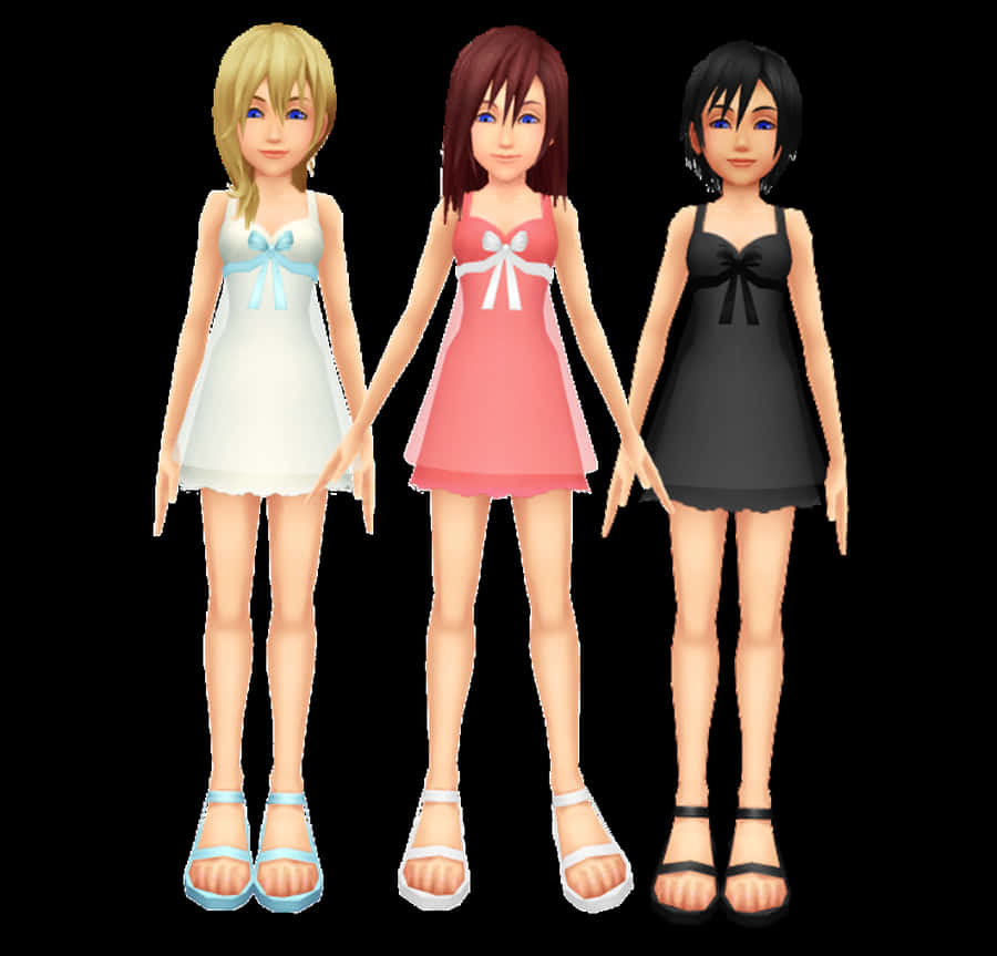 Naminé Wielding Her Sketchbook In The World Of Kingdom Hearts Wallpaper