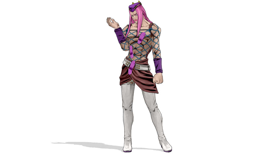 Narciso Anasui From Jojo's Bizarre Adventure Anime Series Wallpaper