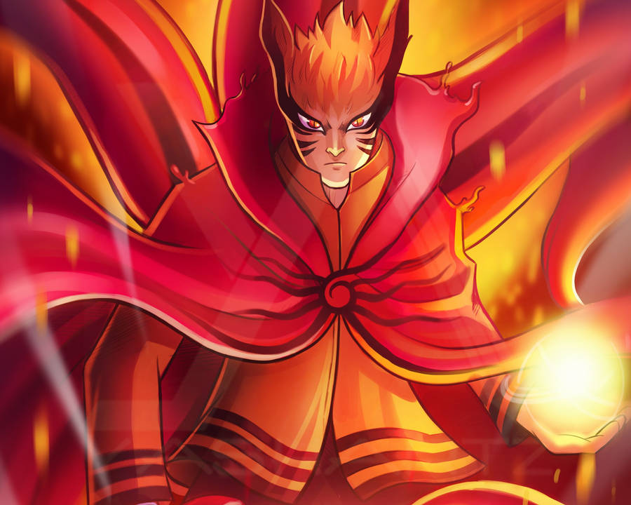Naruto Baryon Mode Enraged Wallpaper