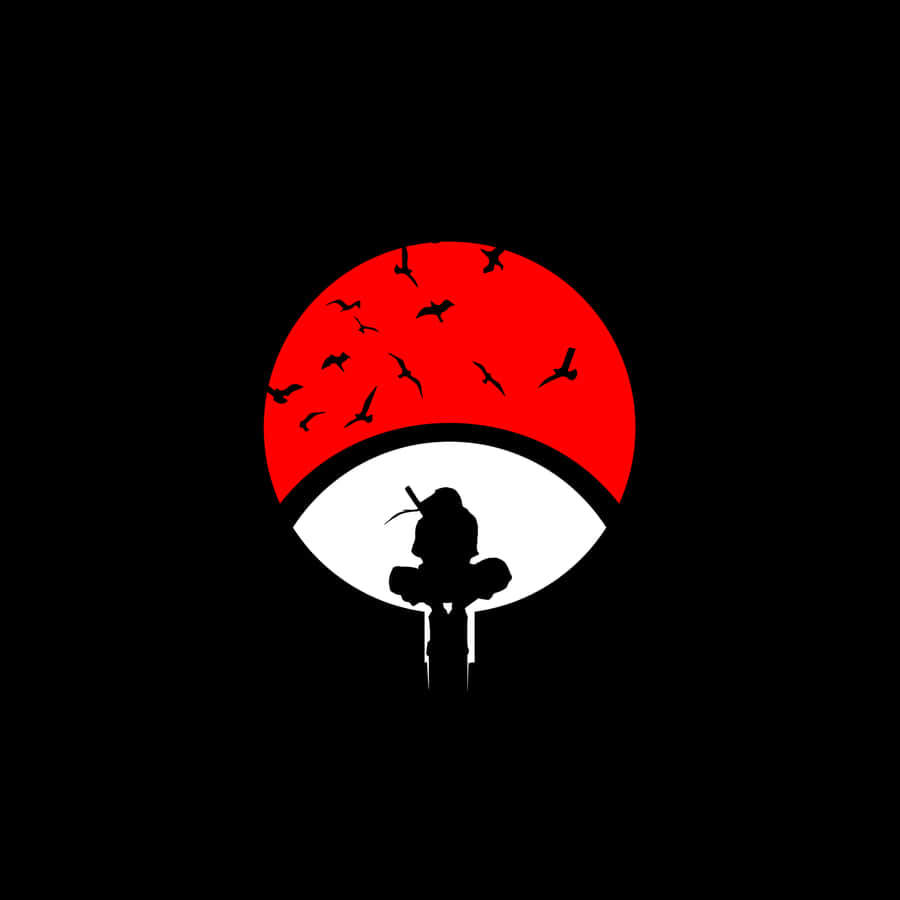 Naruto Itachi Inside The Uchiha Clan Symbol Wallpaper