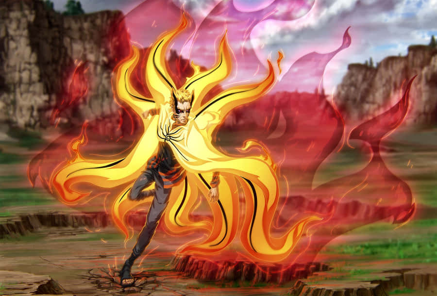 Naruto Kurama Chakra Mode Wallpaper