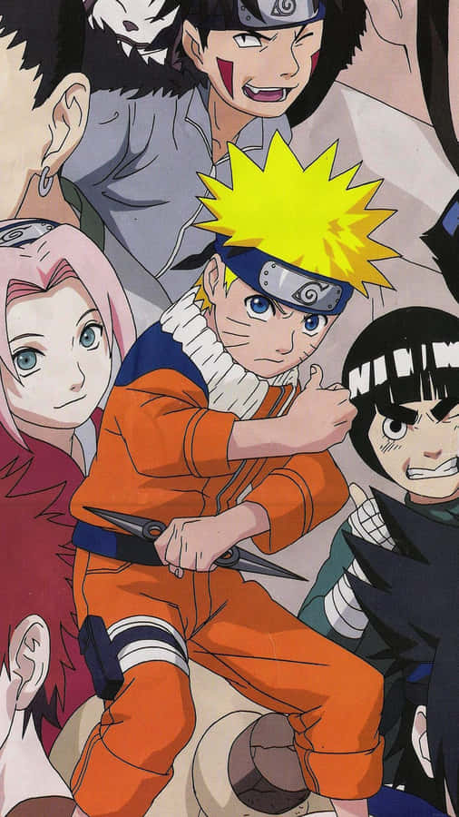 Naruto's Friend In Action Wallpaper