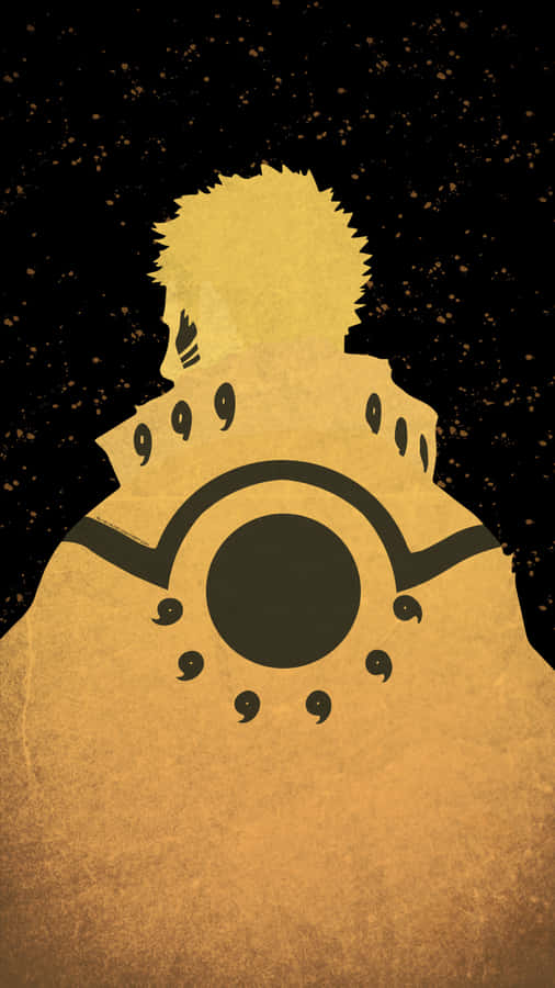 Naruto Silhouette Starry Backdropi Phone Wallpaper Wallpaper