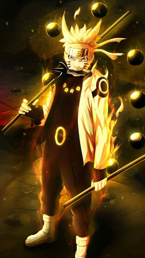 Naruto Uzumaki In Sage Mode - Unleashing The Power Within! Wallpaper
