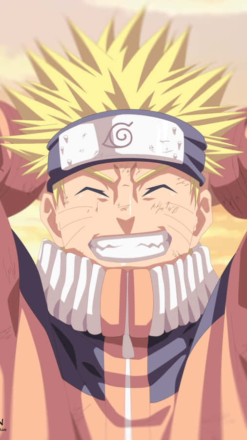 Naruto Uzumaki Joyful Expressioni Phone Wallpaper Wallpaper