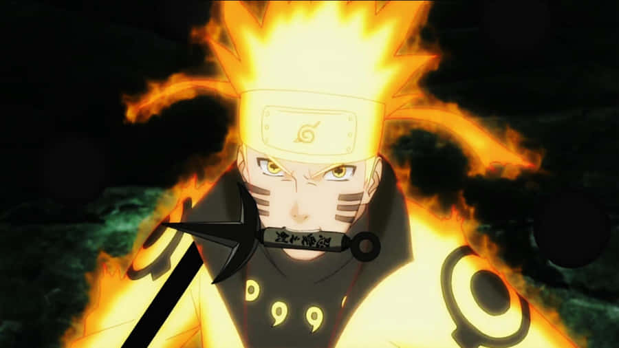 Naruto Uzumaki Unleashing The Power Of Sage Mode Wallpaper