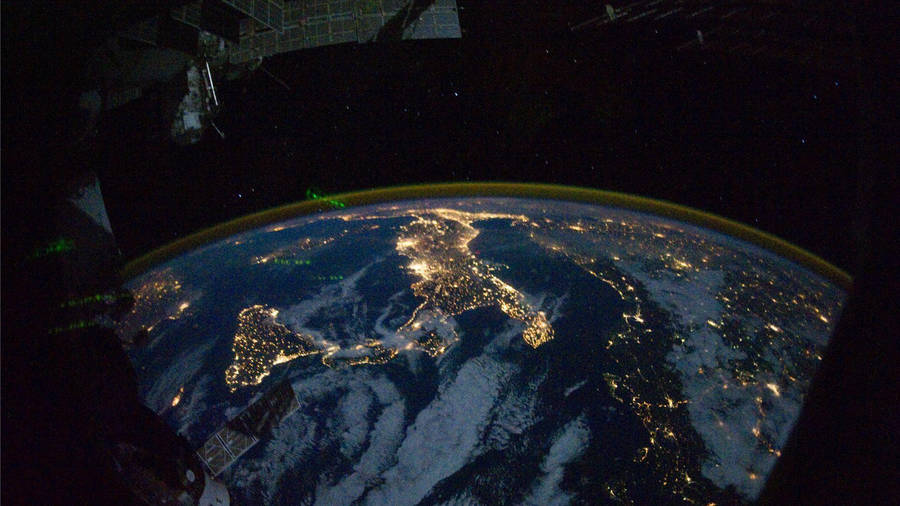 Nasa Satellite Poster Wallpaper