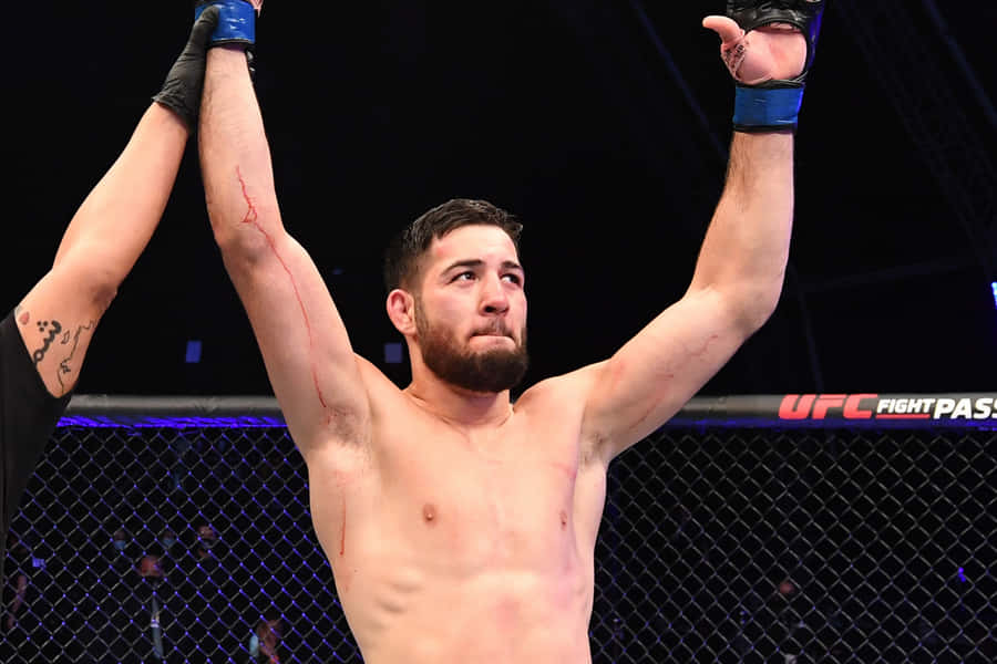 Nassourdine Imavov Winning Match Wallpaper