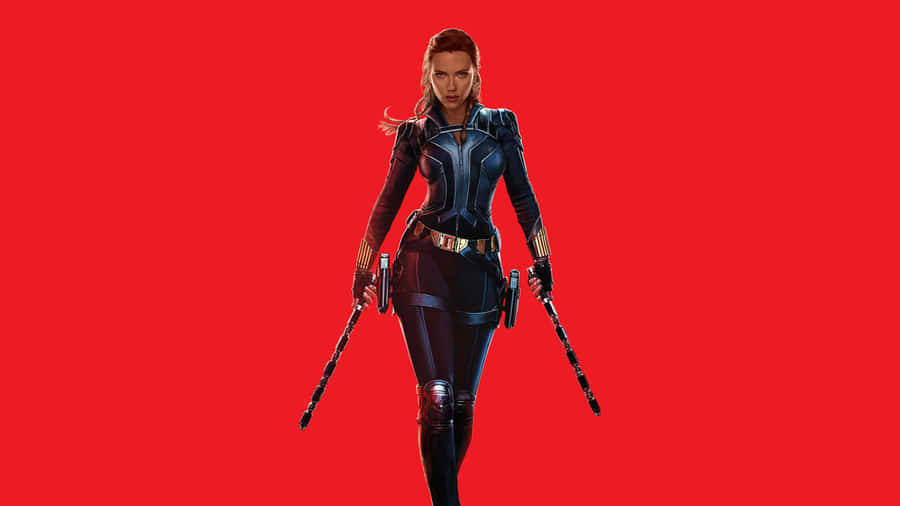 Natasha Romanoff In Action Wallpaper