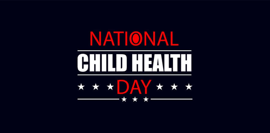 National Child Health Day Banner Wallpaper