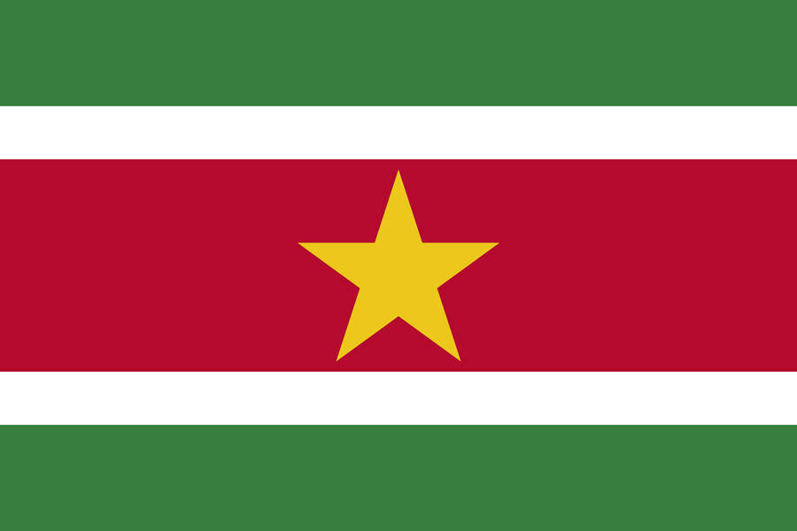 National Flag Of Suriname Wallpaper