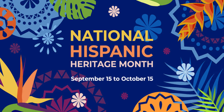 National Hispanic Heritage Month Celebration Banner Wallpaper
