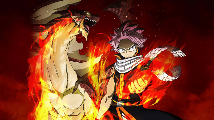 Natsu Dragneel - Fiery Fairy Tail Mage Wallpaper