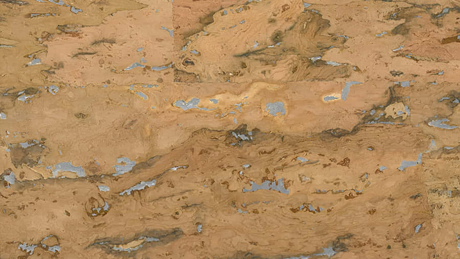 Natural Cork Texture Closeup Wallpaper