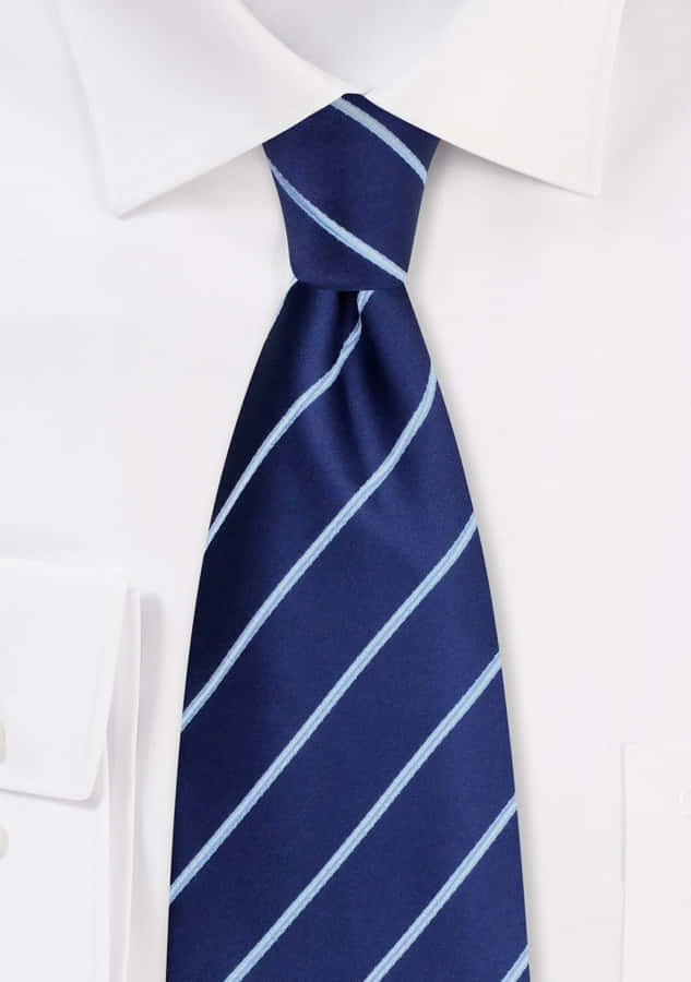 Navy Blue Striped Tie Wallpaper