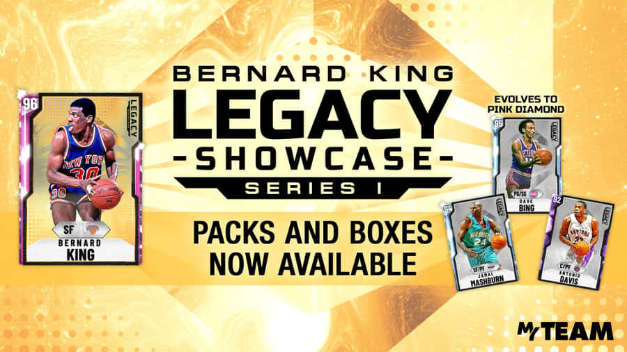 Nba Legend Bernard King In The Nba Card Game Wallpaper