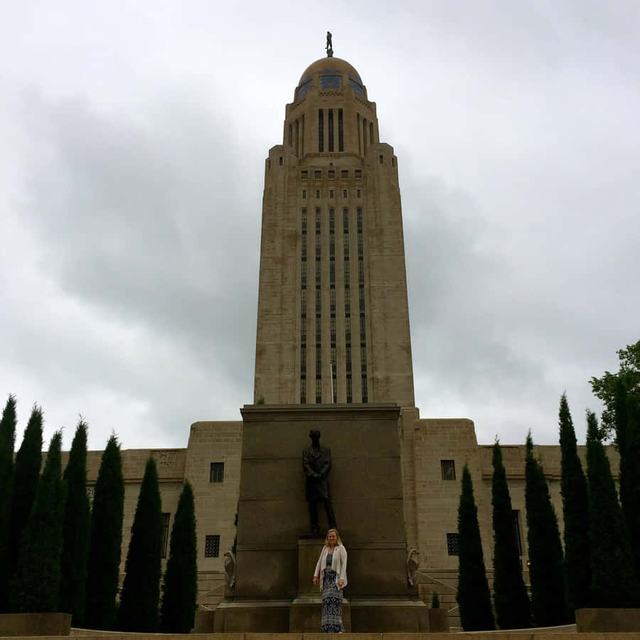 Nebraska State Capitol Exterior Wallpaper