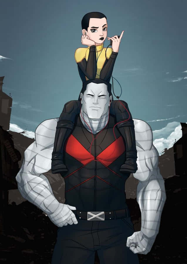 Negasonic Teenage Warhead In Action Wallpaper