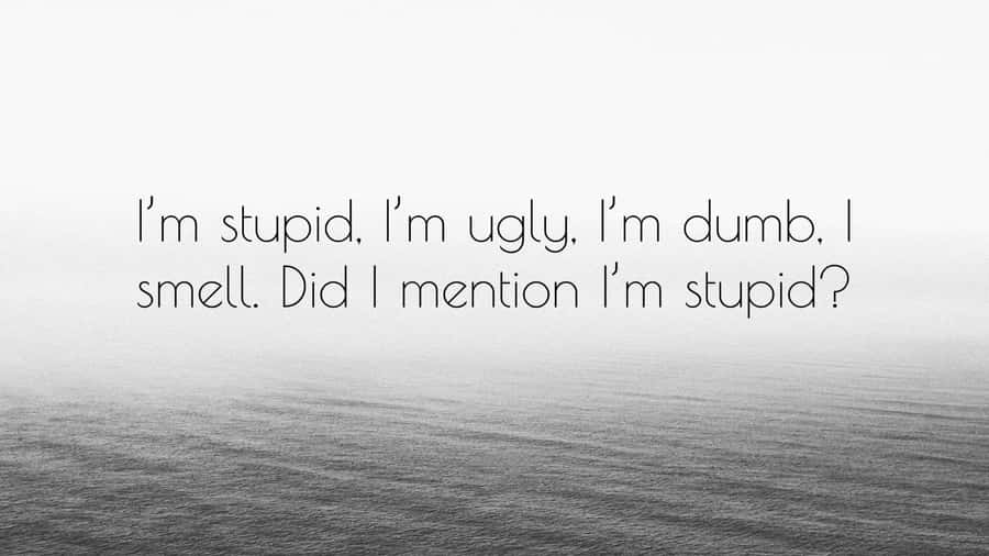 Negative Self Talk Quotes Wallpaper