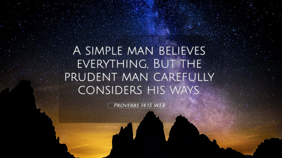 Negligible Quote Proverb Verse Wallpaper