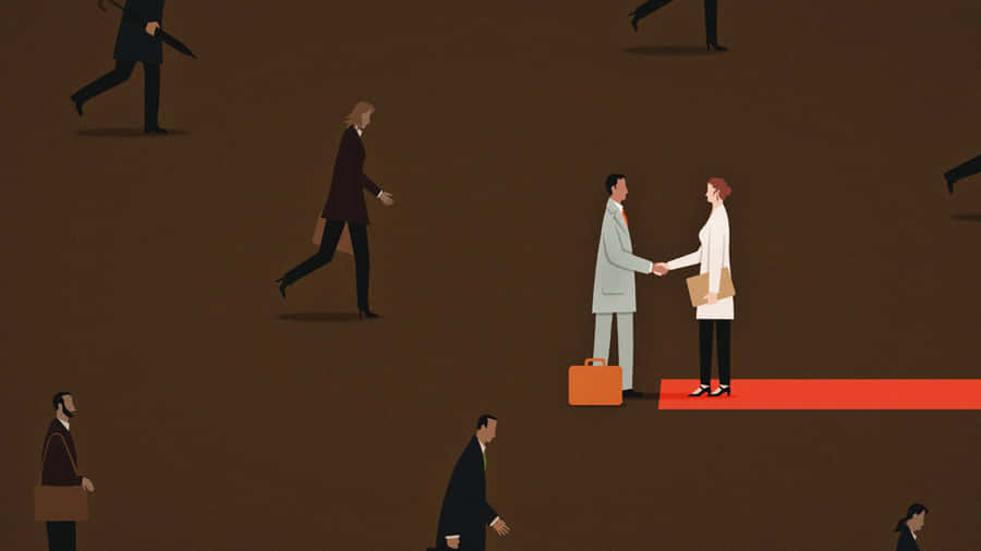 Negotiation In Progress Wallpaper