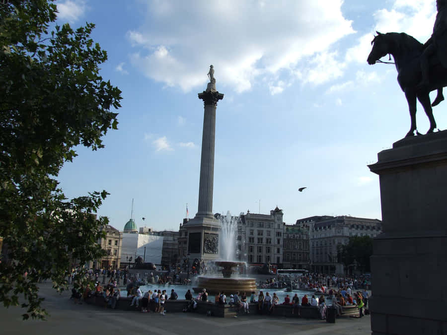 Nelsons Column Trafalgar Square Wallpaper