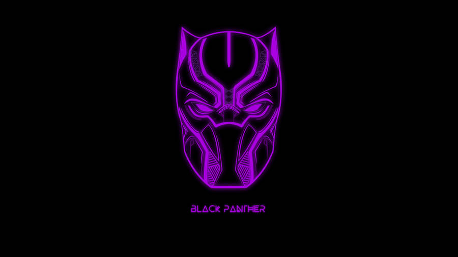 Neon Black Panther 4k Ultra Hd Dark Wallpaper