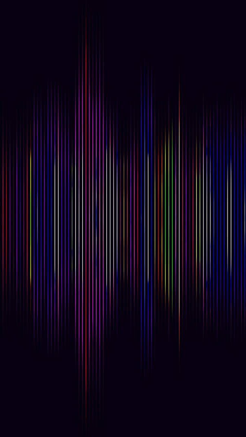 Neon Colored Line Pattern Wallpaper
