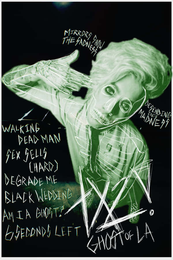 Neon Ghost Artwork Wallpaper