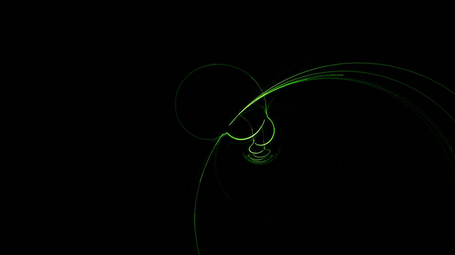 Neon Green Laser Light Wallpaper