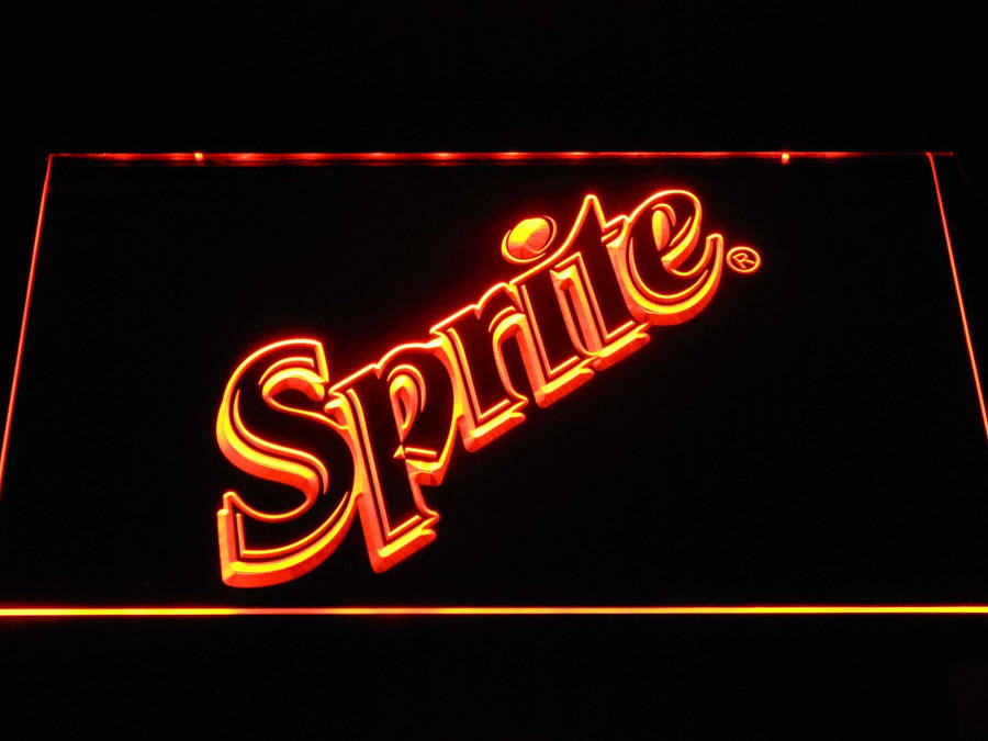 Neon Orange Led Sprite Light Wallpaper