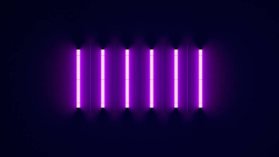Neon Purple 4k Lines Wallpaper