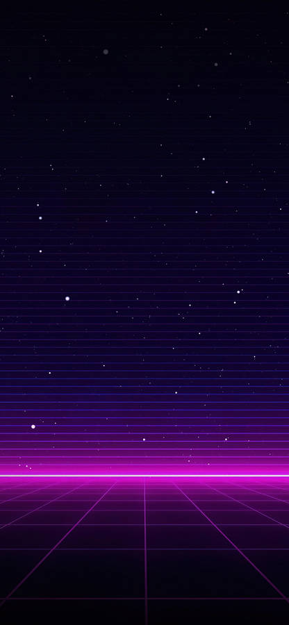 Neon Purple Iphone Galaxy Stripes Wallpaper
