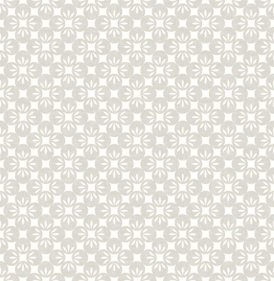 Neutral Floral Pattern Background Wallpaper