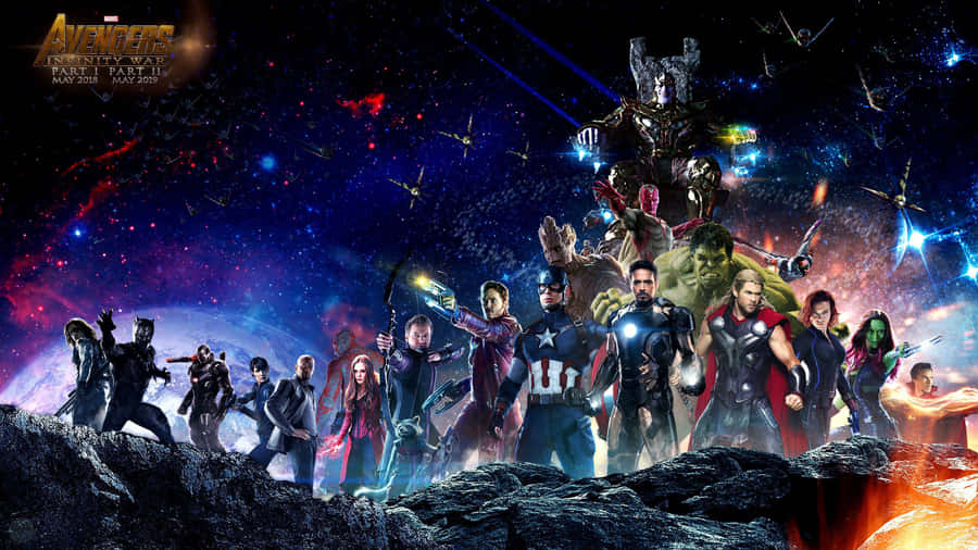 New Avengers Assemble - Heroes Ready For Action Wallpaper