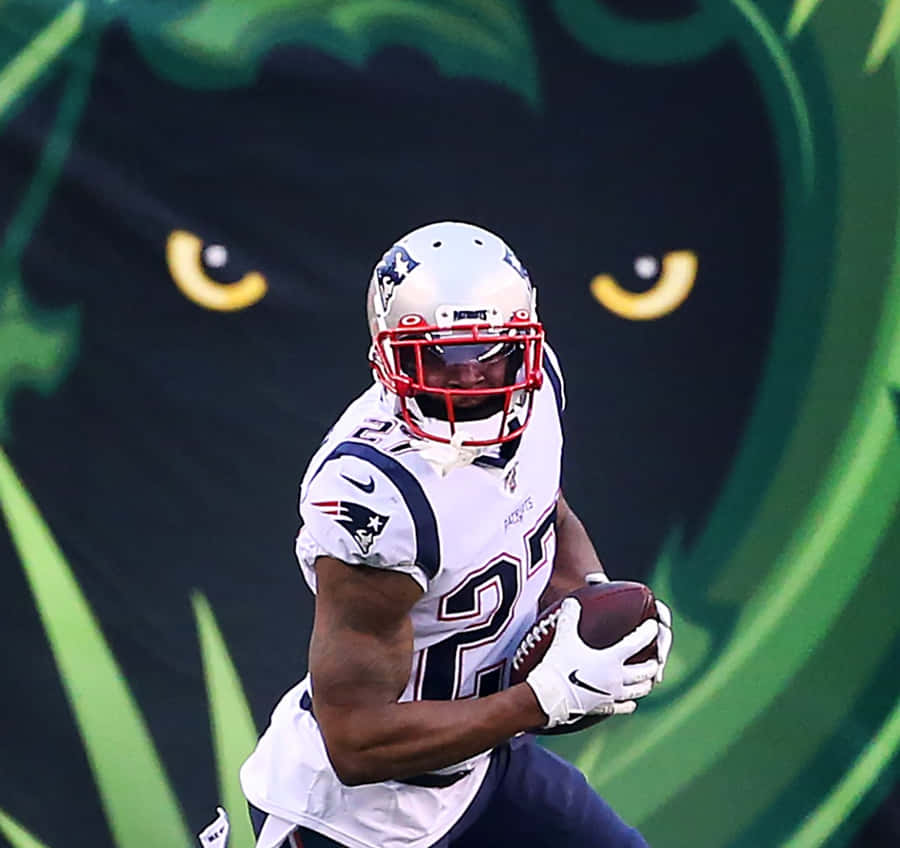 New England Cornerback Jc Jackson Illustration Wallpaper