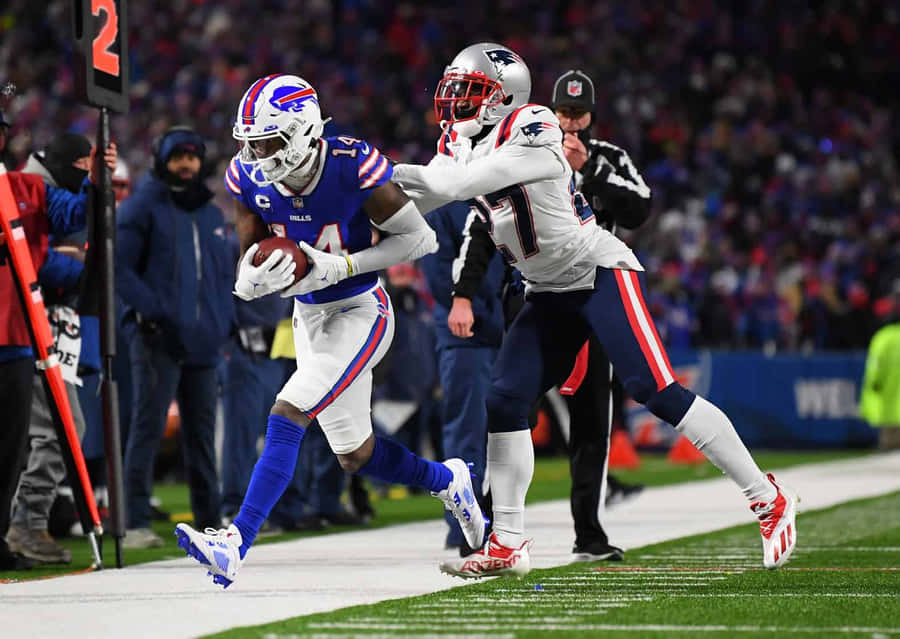 New England Patriots Jc Jackson And Buffalo Bills Stefon Diggs Wallpaper