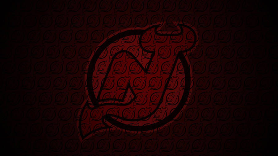 New Jersey Devils Logo Pattern Wallpaper
