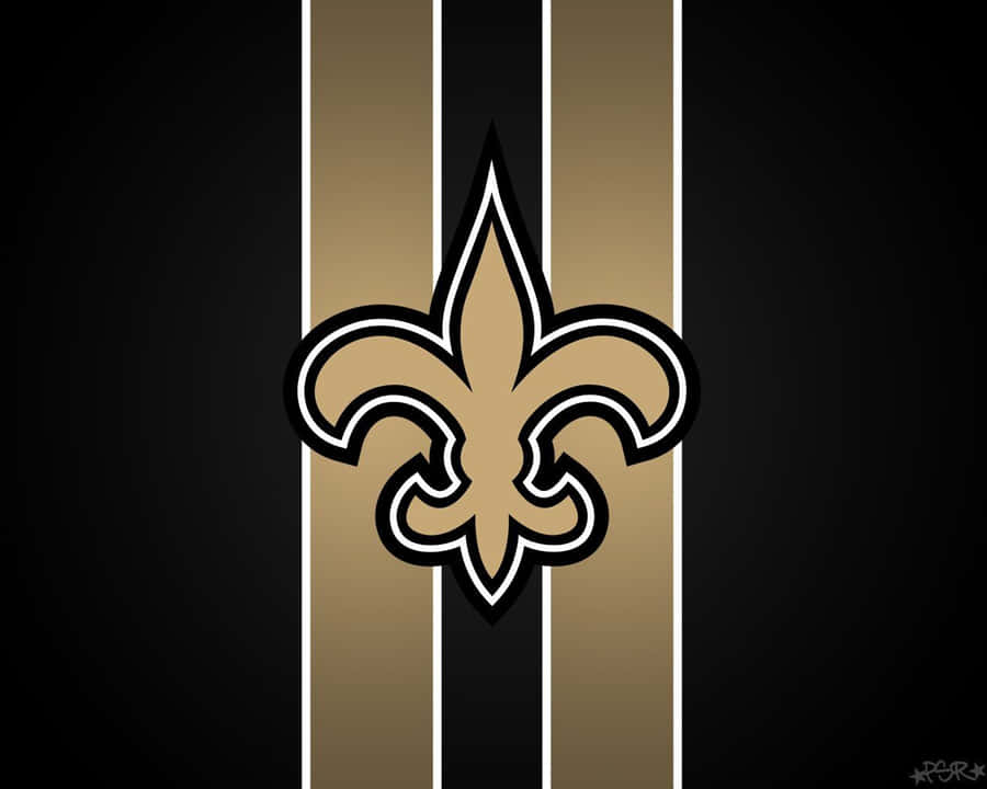 New Orleans Saints Ready To Take On The Field Wallpaper