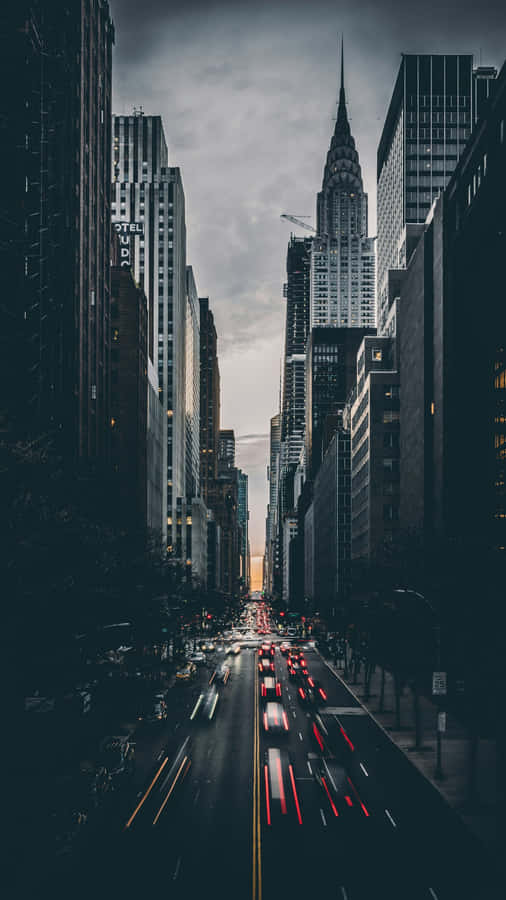 New York City Street View Wallpaper
