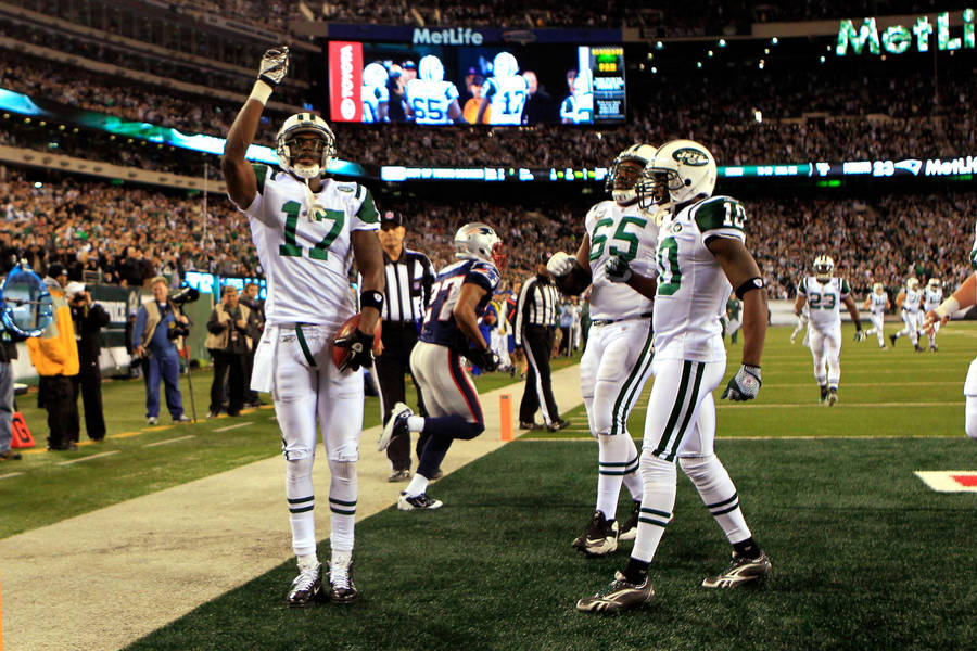 New York Jets Pointing Up Wallpaper