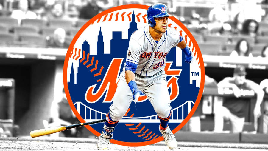 New York Mets Player Run Wallpaper