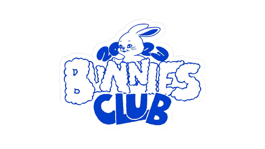 Newjeans Bunnies Club Logo Wallpaper