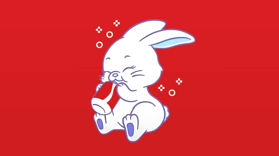 Newjeans Bunny Logo Wallpaper