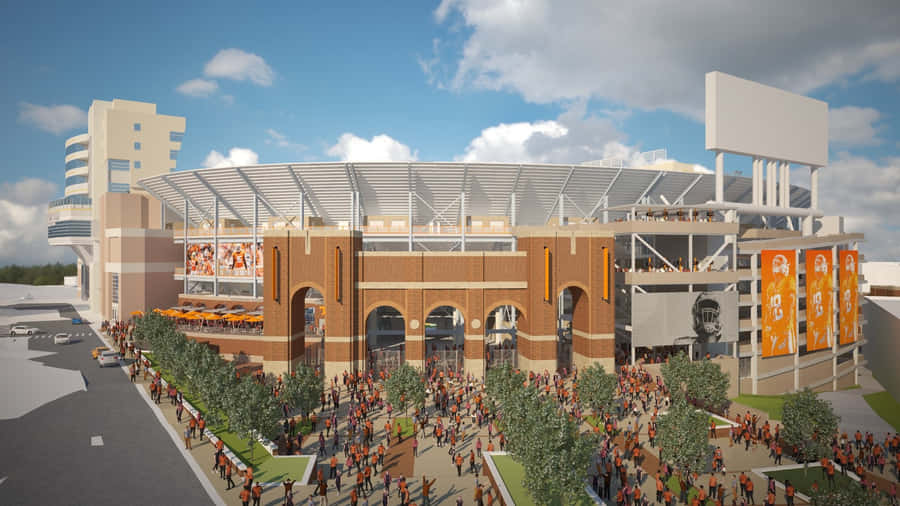 Neyland Stadium Exterior View Wallpaper