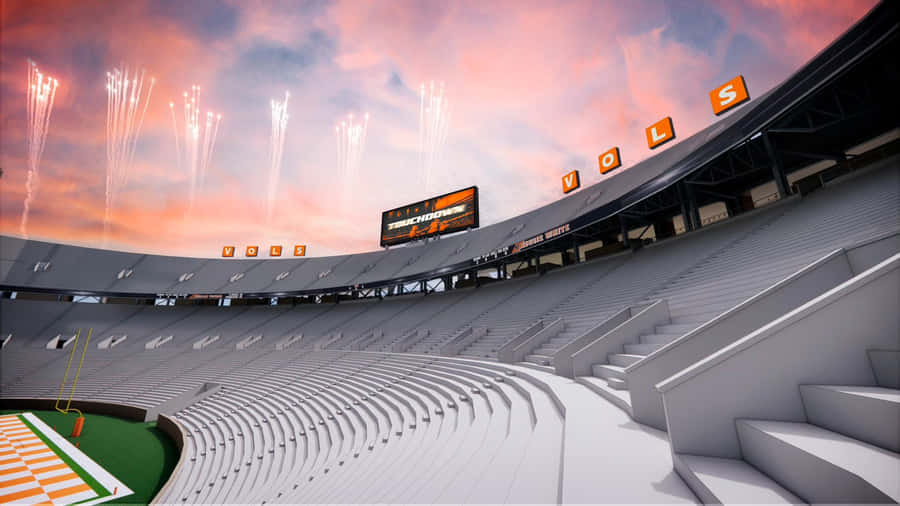 Neyland Stadium Sunset View Wallpaper